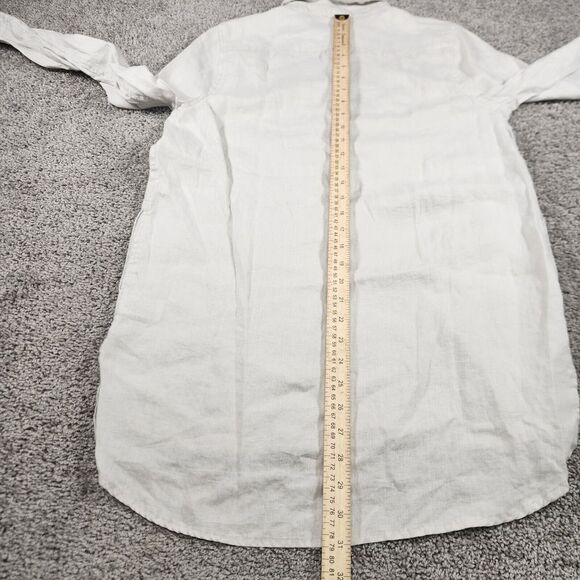 St. Tropez West Tunic‎ Top Womens Small Linen Lagenlook Beach Wear Lightweight - Picture 9 of 10